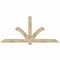 Ekena Millwork Redmond Rough Sawn Timber Gable Bracket, Douglas Fir, 96"W x 44"H x 2"D x 6"F, 11/12 Pitch GBW096X44X0206RED00RDF - alternate 1